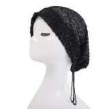 Women's Beaded Tassel Hair Wrap Cap