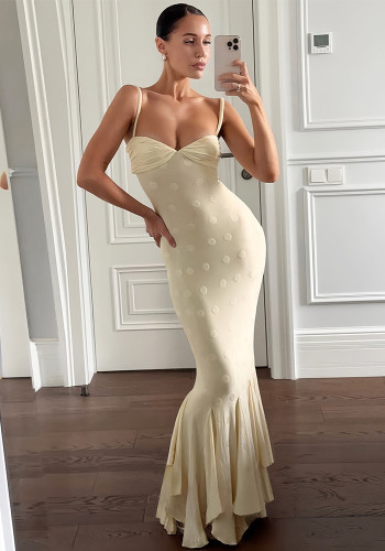 Summer Women's Sexy Slim Fit Strap Mermaid Dress
