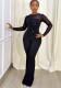 Women's Elegant Stretch Mesh Patchwork Jumpsuit