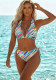Women's Sexy Low Back Back Tie Bikini Two-Piece Beach Swimsuit