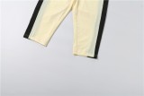 Summer Women's Casual Crop Tank Top & Tight Fitting Pants Sports Set