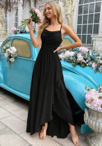 Women's Strap Ruched Slim Waist Split Bridesmaid Evening Maxi Dress(Processing time need 3-6 days) Women's Strap Ruched Slim Waist Split Bridesmaid Evening Maxi Dress(Processing time need 3-6 days)