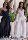Women summer sexy mesh suspender jumpsuit