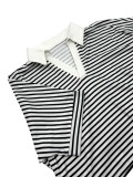 Summer Women's Casual Turndown Collar Two-Piece Shorts Set