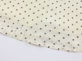 Women's Polka Dot Puff Sleeve Cut-Out Slim Waist Mini Dress