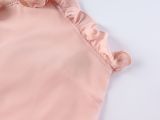 Women's Fashion Floral Ruffle Halter Neck Holiday Maxi Dress