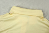 Women's Solid Color V-Neck Ruched Bodycon Casual Dress
