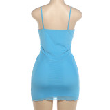 Women Summer Sexy Strapless Patchwork Sequined Bodycon Dress
