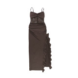 Women Sexy Off-Shoulder Bodycon Strap Dress