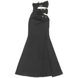 Women's Sexy Strapless Club Party Bodycon Dress