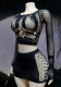 Sexy Cut-Out Bodycon Mesh Lingerie Skirt Set