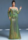 Women's Chic Luxury Strapless Formal Party Evening Gown