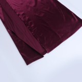 Women Lace Lace Sexy Slit Dress