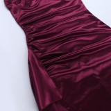 Women Lace Lace Sexy Slit Dress
