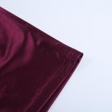 Women Lace Lace Sexy Slit Dress