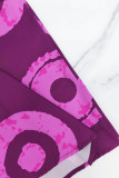 Women printed holiday square neck ribbon summer dress
