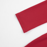 Women Solid Half-High Neck Asymmetrical Sleeve Dress