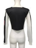Women's Spring & Autumn Casual Stand Collar Slim Fit Street Style Baseball Jacket
