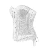 Women's Sexy Slim Fit Embroidered Lace Slim Waist Corset Shapewear Bustier