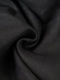 Women's Autumn & Winter Career Elegant Colorblock Contrast Trim Tie Waist Slim Fit Long Coat