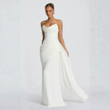 Women Strapless Maxi Dress for Weddings & Evening Events