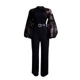 Women Elegant Long-Sleeve Sexy Jumpsuit