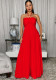 Women Pleated Wide-Leg Jumpsuit