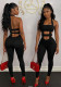 Summer Women's Fashion Solid Cutout Lace-Up Sleeveless High Waist Slim Fit Jumpsuit