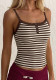 Women French-style sexy sleeveless summer lace-trim camisole
