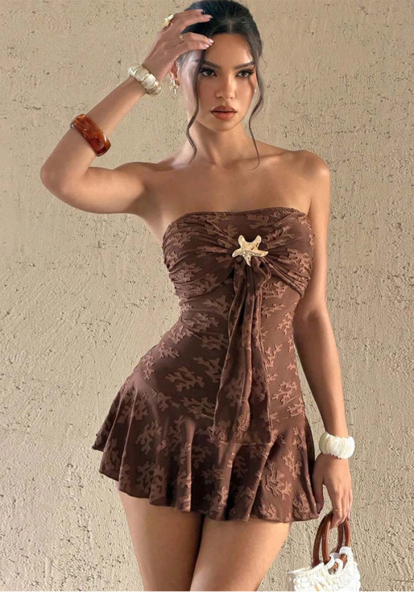 Women strapless dress
