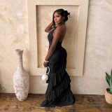 Women Solid Halter-Neck Bodycon Dress