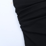 Women Sexy Halter-Neck Backless Lace-Up Dress