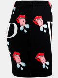 Summer Women's Tight-Fit Stretch Casual Print Shorts