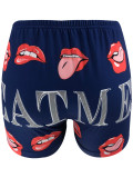 Summer Women's Tight-Fit Stretch Casual Print Shorts