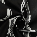 Summer Women's Tight-Fit Stretch Casual Print Shorts
