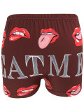 Summer Women's Tight-Fit Stretch Casual Print Shorts