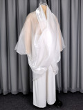 Women's African Loose Top & Wide Leg Pants Two-Piece Formal Party Wedding Set