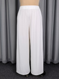 Women's African Loose Top & Wide Leg Pants Two-Piece Formal Party Wedding Set