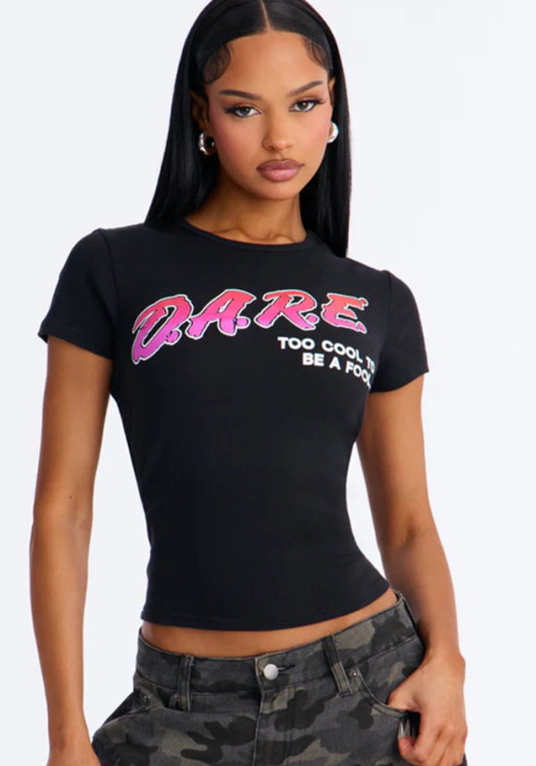 Women Printed T-Shirt Top