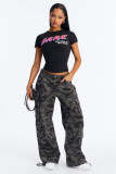 Women Printed T-Shirt Top