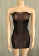 Women's Sexy See-Through Stretch Strapless Bodycon Dress