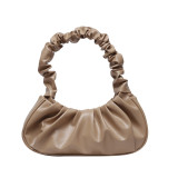 Women Ruched Cloud Bag French Shoulder Handbag