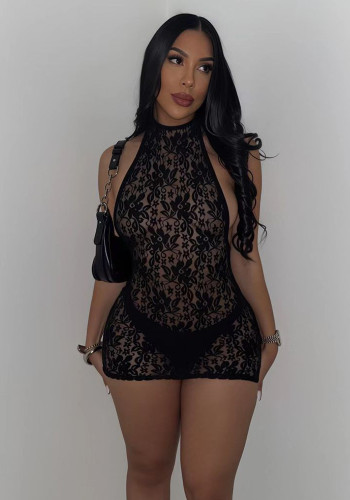 Women's Sexy Lace Nightwear Slip Dress