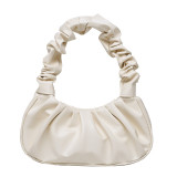Women Ruched Cloud Bag French Shoulder Handbag