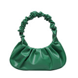 Women Ruched Cloud Bag French Shoulder Handbag
