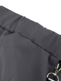 Women's Streetwear Cargo Letter Stand Collar Zip Jacket and Jogger Pants Two-Piece Set