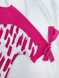 Women's Chic Holiday Printed Dress