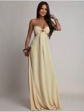 Women Spring Summer Sexy Holiday Cutout Halter Tie Solid Dress