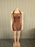 Women's Sexy See-Through Halter Neck Romper
