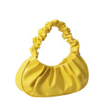 Women Ruched Cloud Bag French Shoulder Handbag